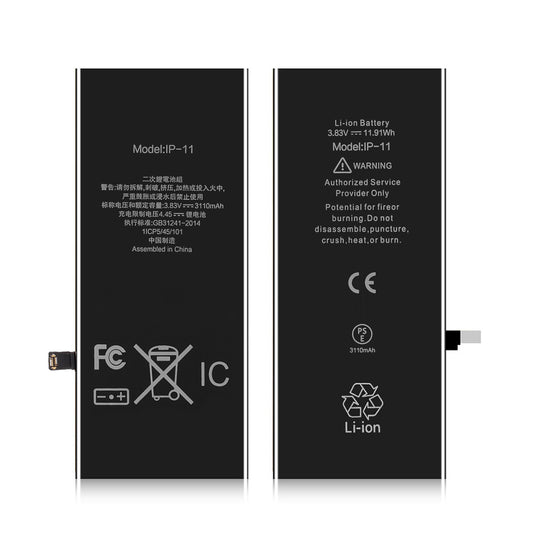 For iPhone 11 3110mAh Li-ion Large Battery Replacement - PATUTECH